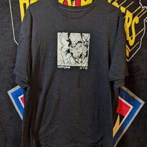 fallfiftyfeet Twisted World Perspective Black T-Shirt size 2XL